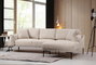 Atelier Del Sofa Leo Corner Right Sofá Esquinero Crema 255 x 150 cm